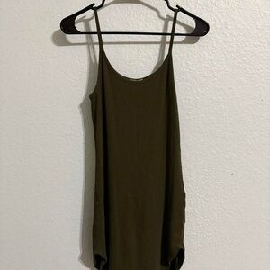 Heart Hips Green Fitted Sleeveless Bodysuit